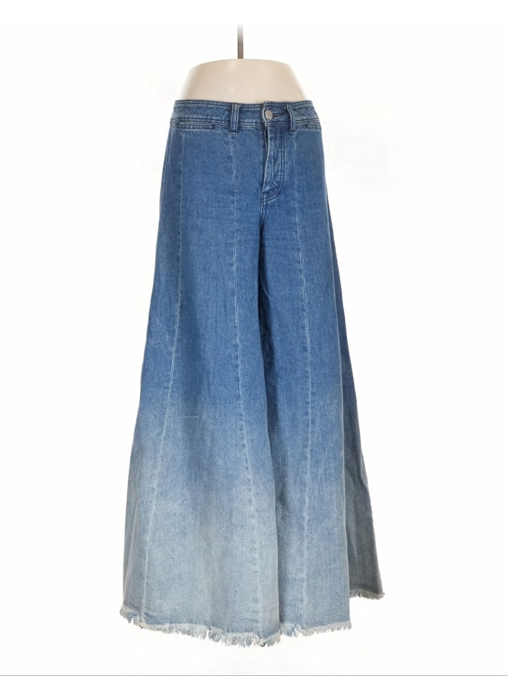 We The Free Two-Tone Wide-Leg Denim Jeans